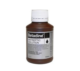 Betadine Antiseptic Solution 100ml